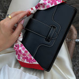 Mano Pochette Black with Vanilla Stitch