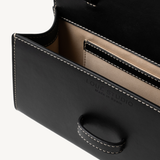 Mano Pochette Black with Vanilla Stitch