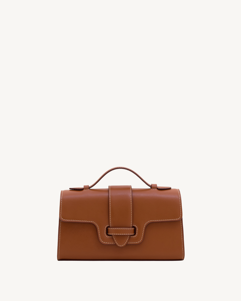 Mano Pochette Cognac - Plant-based Luxury Bags Made in Spain