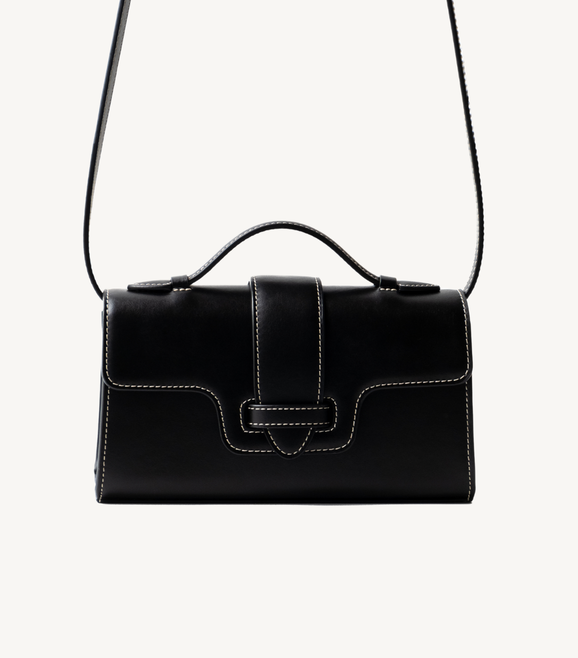 Mano Pochette Black Edge – Vegan, Plant-based Luxury Bags Made in